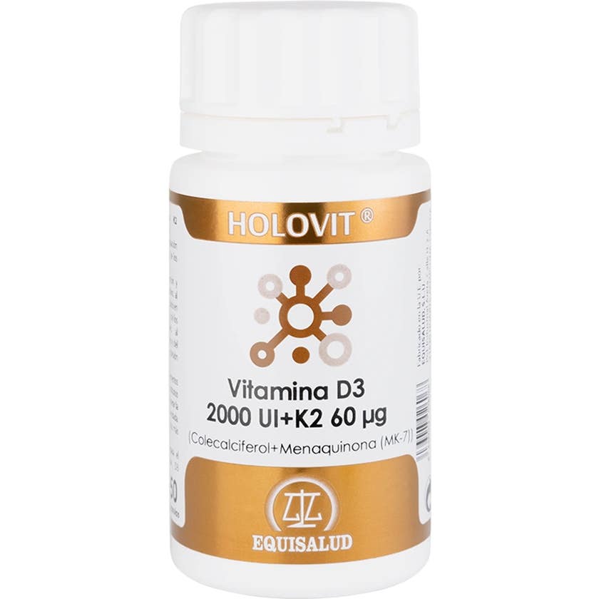 Holovit Vitamina D3 2.000UI + K2 60µg 50caps