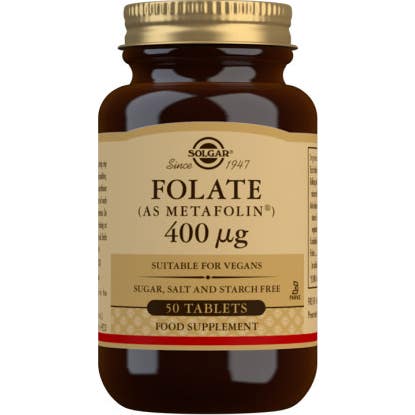 Solgar Folato como Metafolin 400mcg 50comp