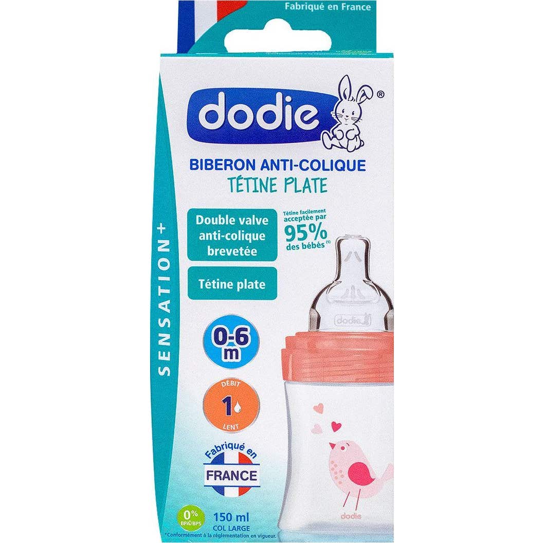 Dodie Biberón Sensation 0-6m Jardín 150ml