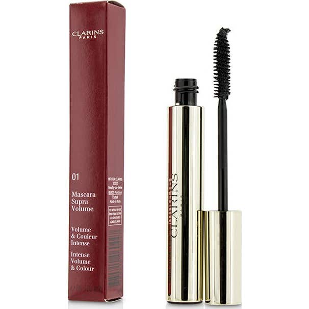 Clarins Supra Volume Mascara de Pestañas 01 Negro Negro Intenso