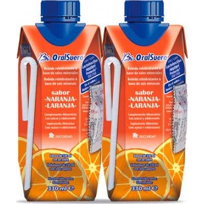 Bi-Oralsuero naranja 2x330ml