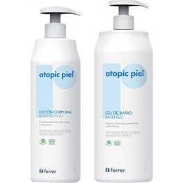 Repavar Atopic Piel Pack de Loción de 500ml + Gel de 750ml