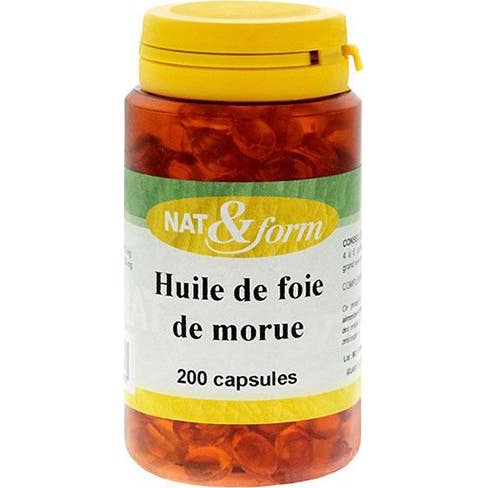 Nat&Form Aceite de Hígado de Bacalao 200 caps