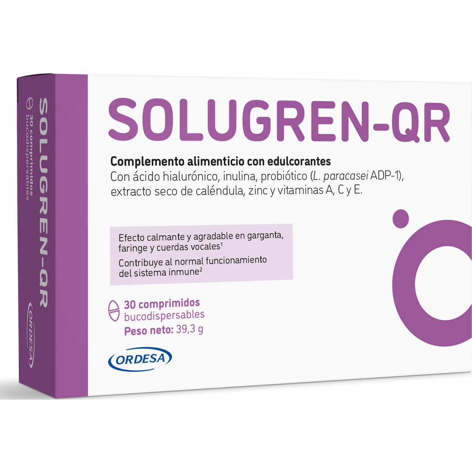Complementos Orl Solugren Qr 30Comp