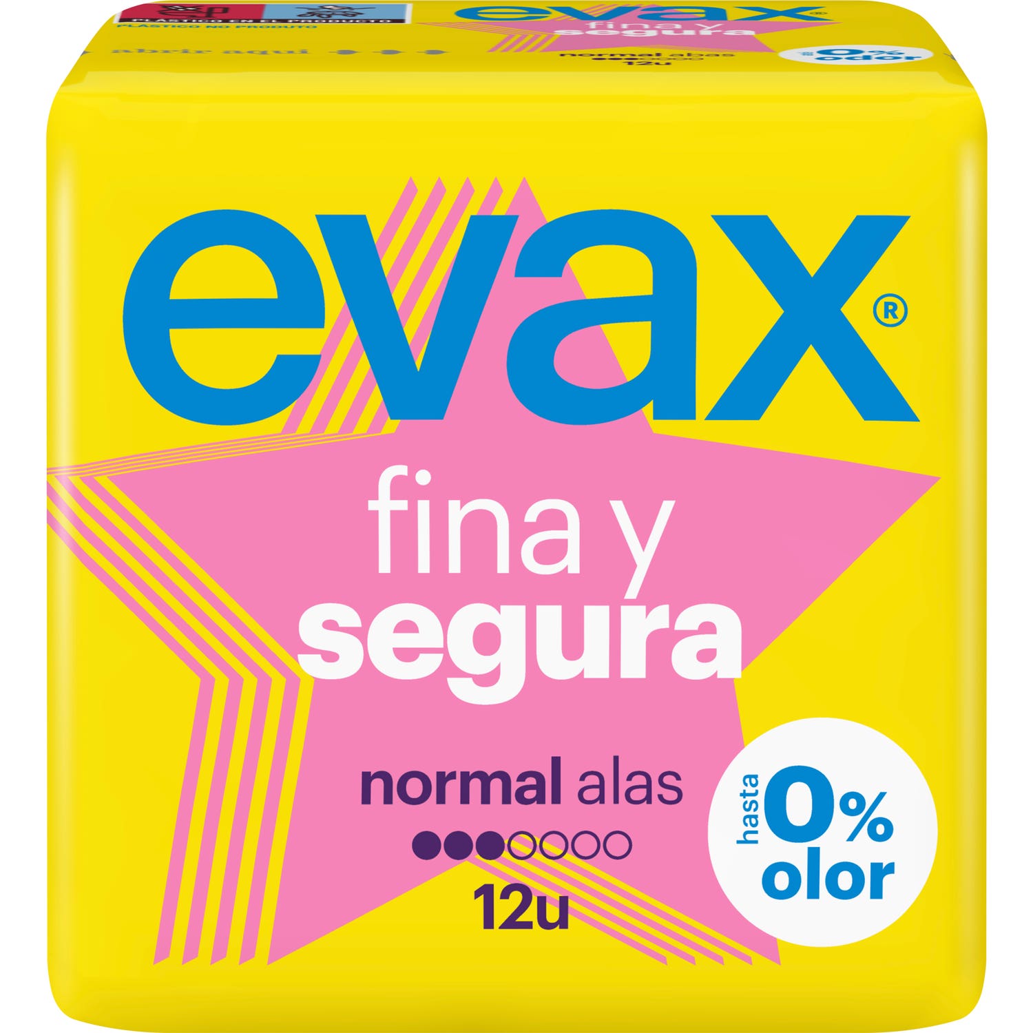 Evax Compresas Higienicas Femeninas Fina Y Segura Normal Con Ala