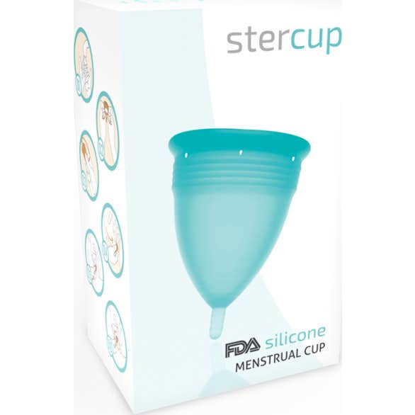 Stercup Copa Menstrual Silicone T-L Aquamarine 1ud