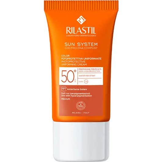 Rilastil Sun System Emulsión Solar Facial Color SPF50+ 40ml