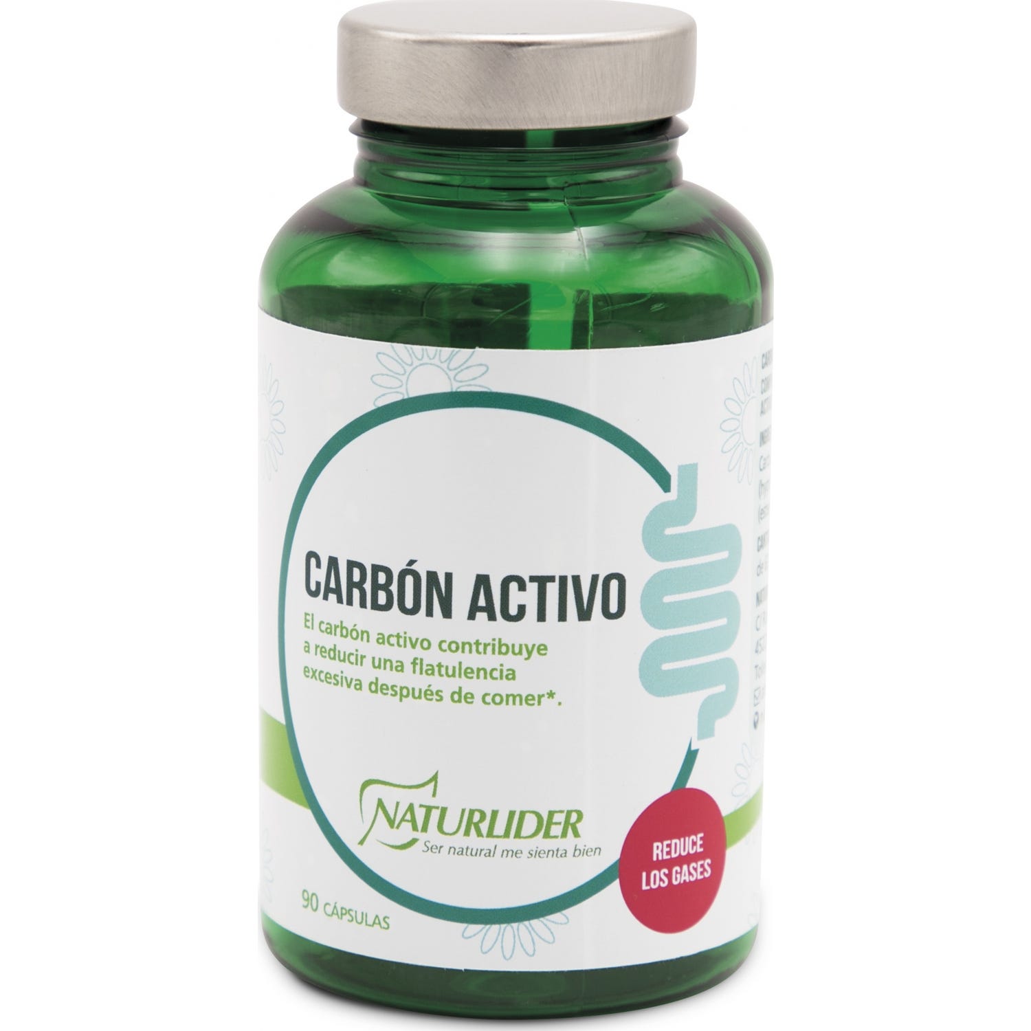 Naturlider Carbon Activo Vegetal 90 Capsulas Vegetales
