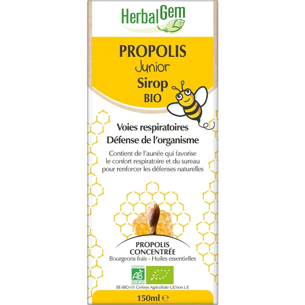 Herbalgem 3 X Propoleo Junior Jarabe Bio 150 Ml - Imagen 3