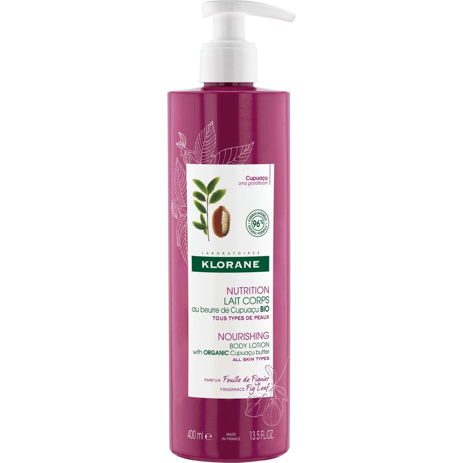 Klorane Leche Corporal Hoja De Higuera 400 ml