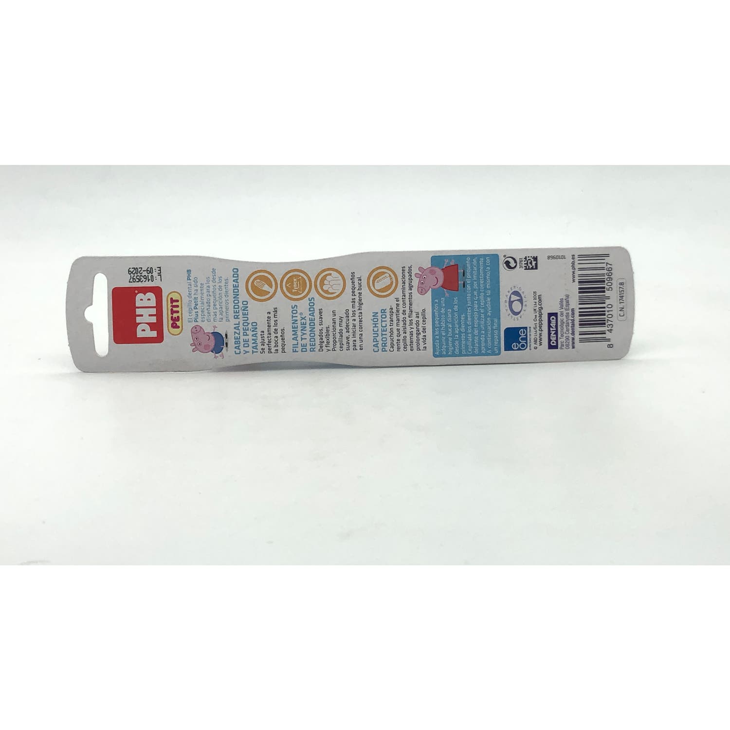 PHB Plus Petit Peppa Pig Cepillo Dental +2años