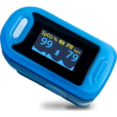 Mobiclinic Pulsioximetro Azul PY04 1ud