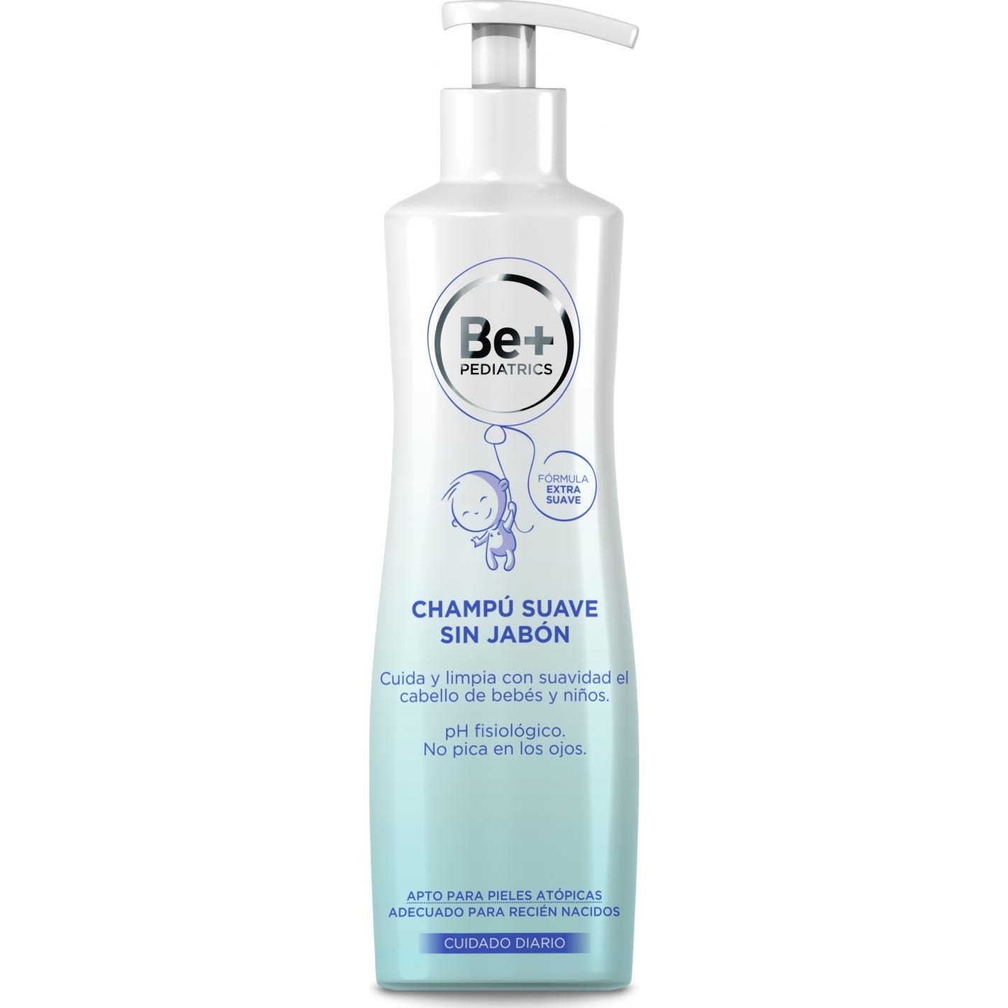 Be+ Pediatrics champú suave sin jabón 300ml