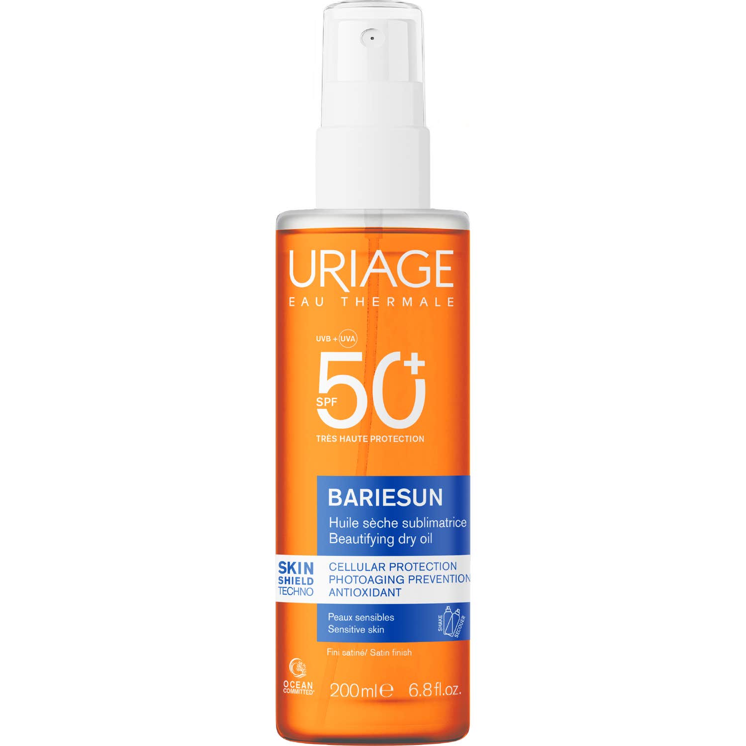 Uriage Bariesun Aceite Seco Spray SPF50+ 200ml