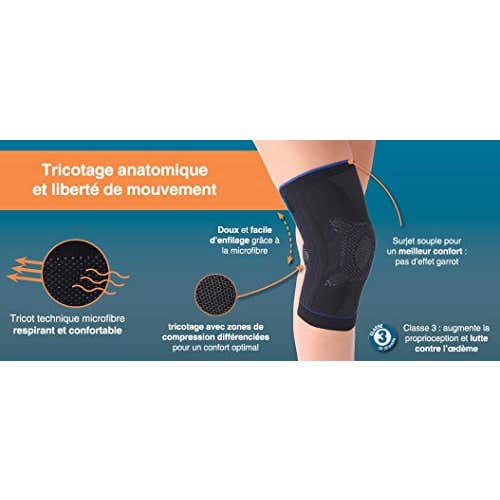 Cizeta Medical Knee gl Strapp Black T6