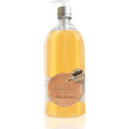 Les Petits Bains de Provence Surgras Gel de Ducha Algodón Flor 1000 ml