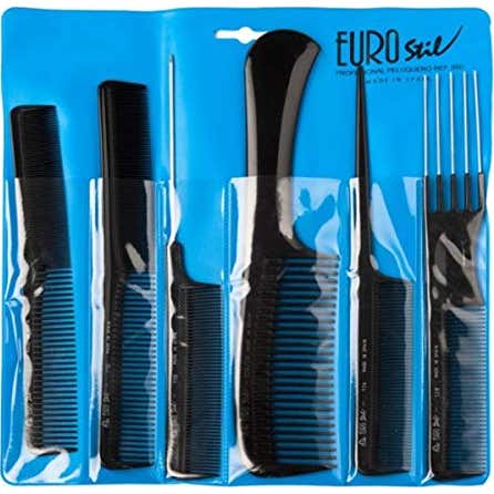 Eurostil Profesional Estuche 6 Peines 1 Un