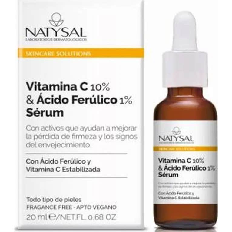 Natysal Sérum con Vitamina C 10% y Ácido Ferúlico 1% 20 ml