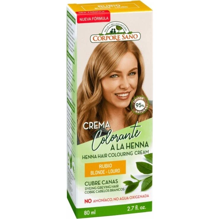 Corpore Sano Crema Colorante Cabello Rubio 80ml