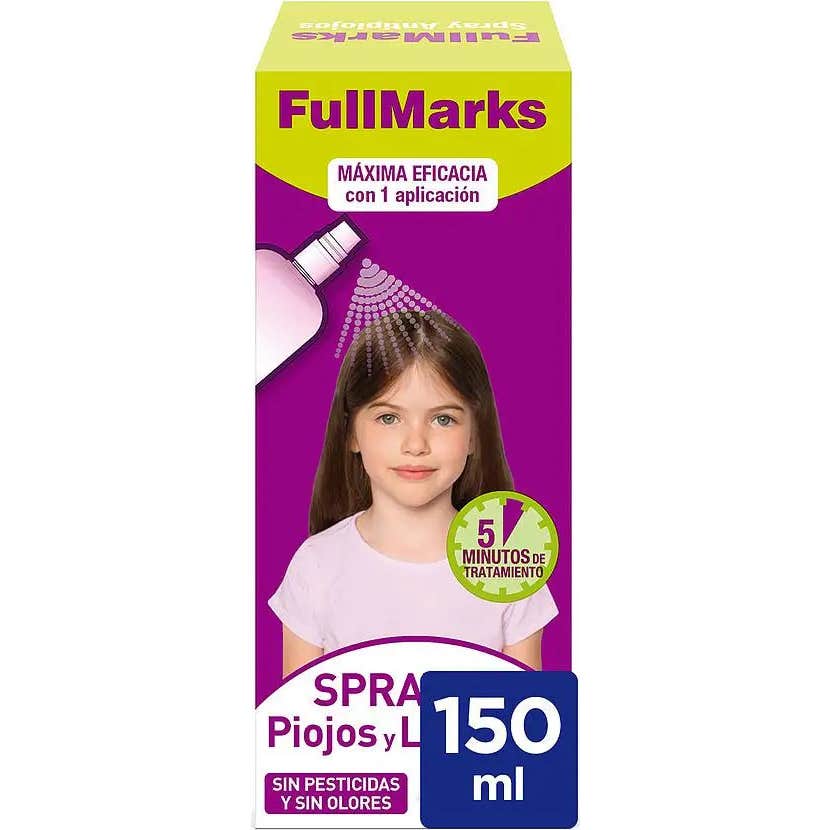 FullMarks Spray Contra Piojos y Liendres 150ml