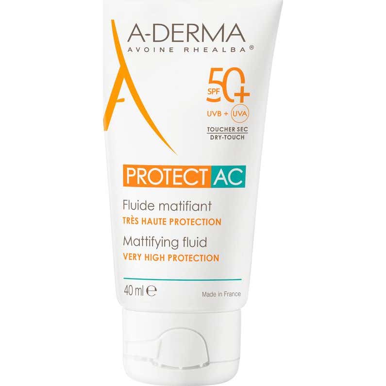 A-Derma Protect AC SPF50+ Fluido Solar Matificante 40ml