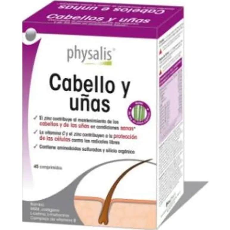 Physalis 3 X Cabello Y Uñas 45 Comprimidos - Imagen 2