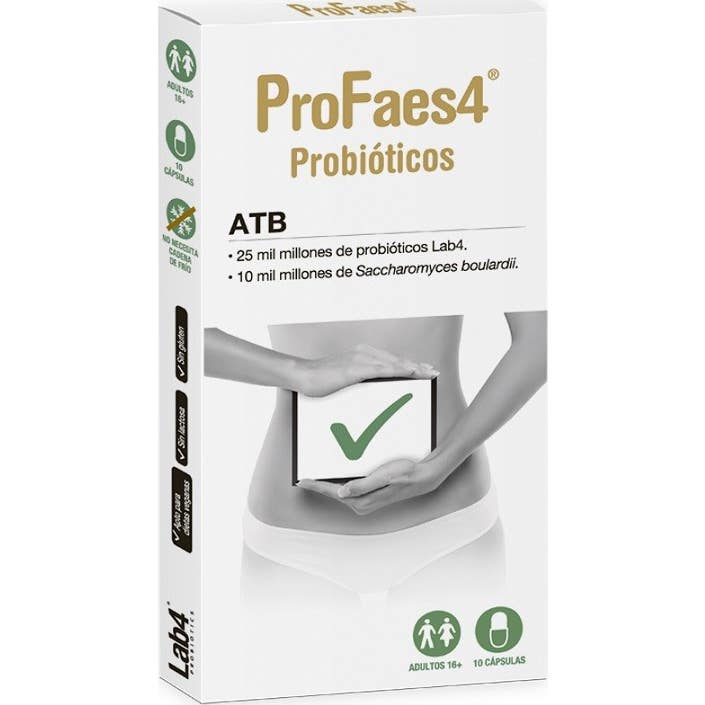 Profaes4 Profaes Atb 10 Cápsulas Talla 4 - Imagen 2