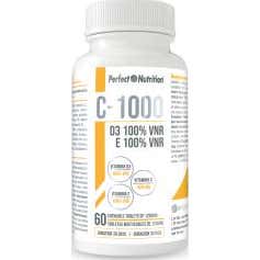 Gen Professional 5 X Vitamina C-1000 + Vit E + Vit D3 60 Tabletas De 2,5G - Imagen 3