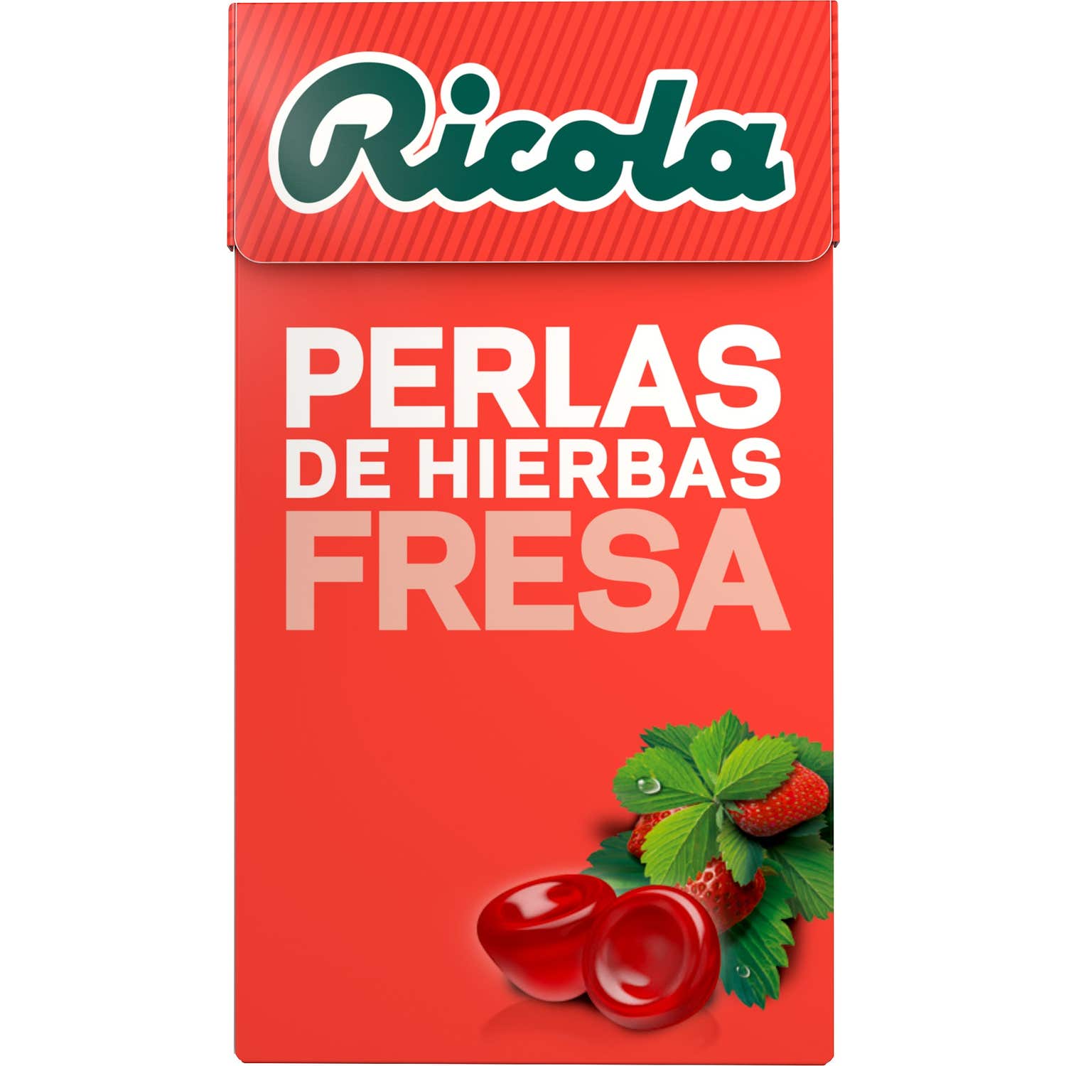 Ricola fresa perlas sin azúcar 25g