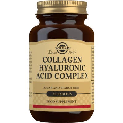 Solgar Ácido Hialurónico Complex con Colágeno 120mg 30 comp