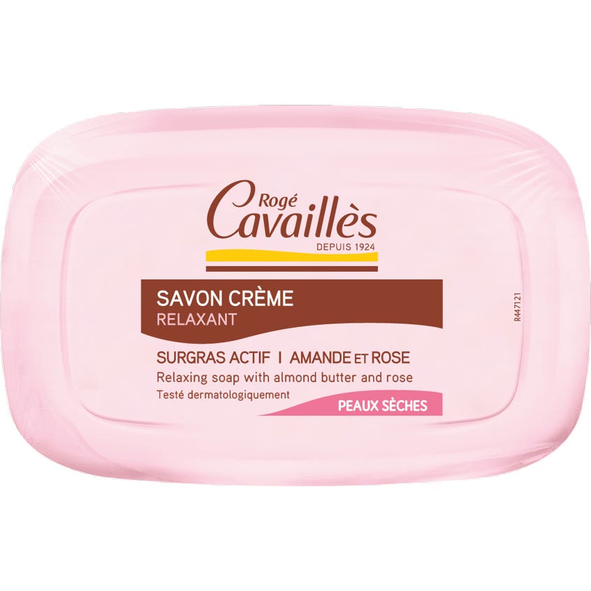 Jabón de crema de almendras y rosas Rog Cavaills 115g