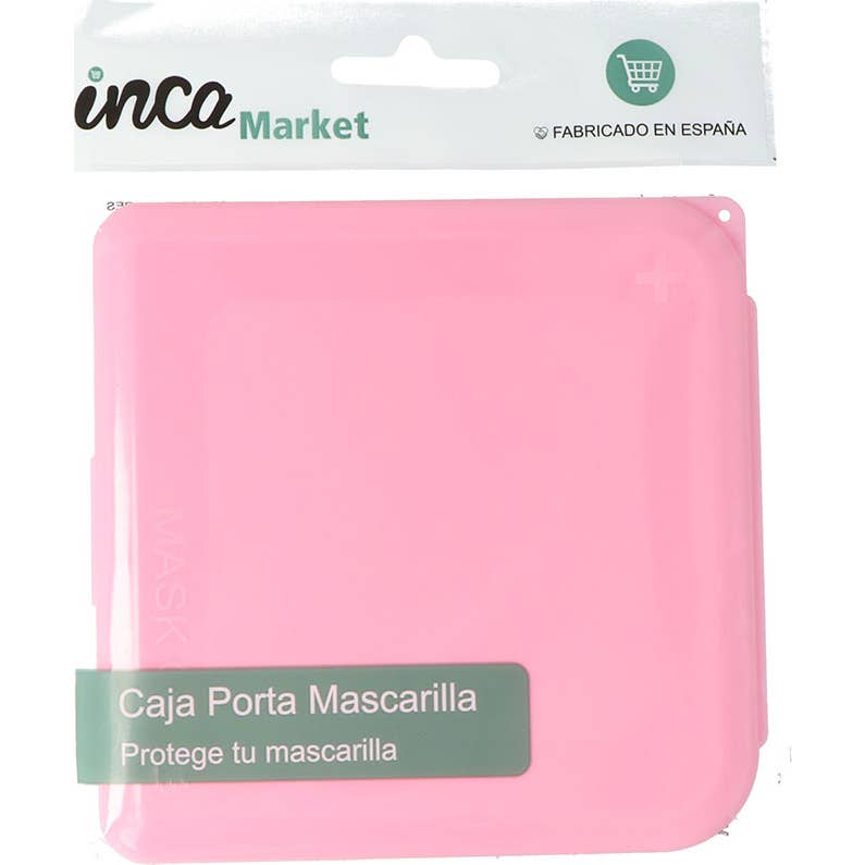 Inca Farma Caja Porta Mascarilla Color rosa 1ud