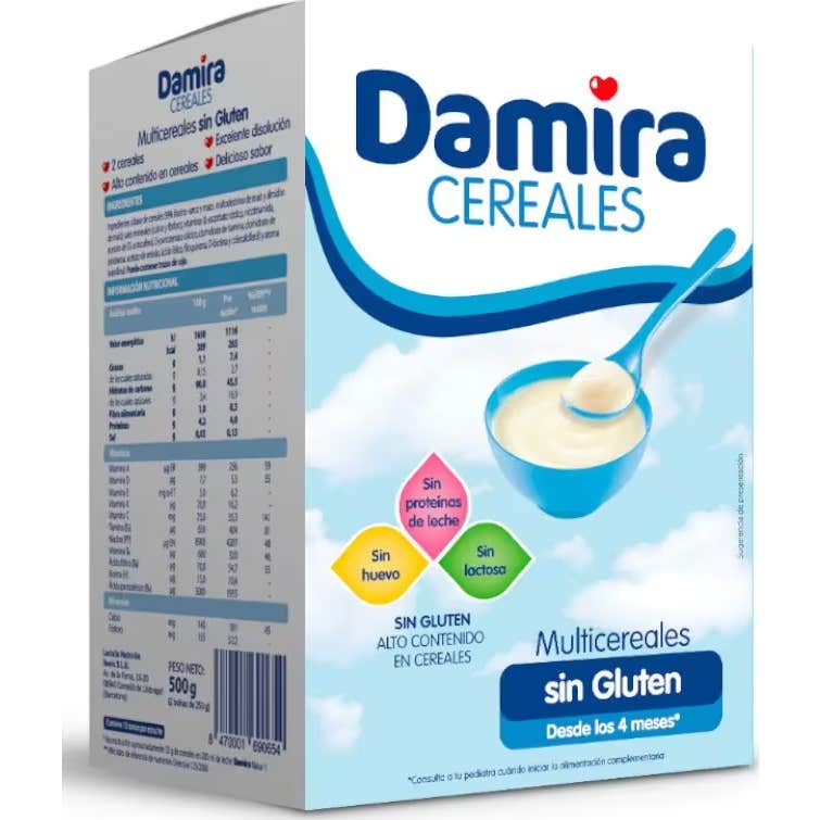 Damira Multicereales Sin Gluten con FOS 500 g