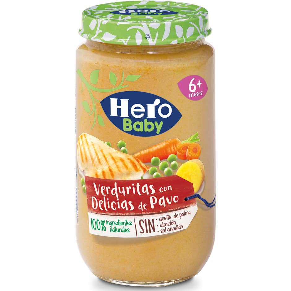Hero Baby Pedialac Verduritas Tiernas con Pavo 235 g