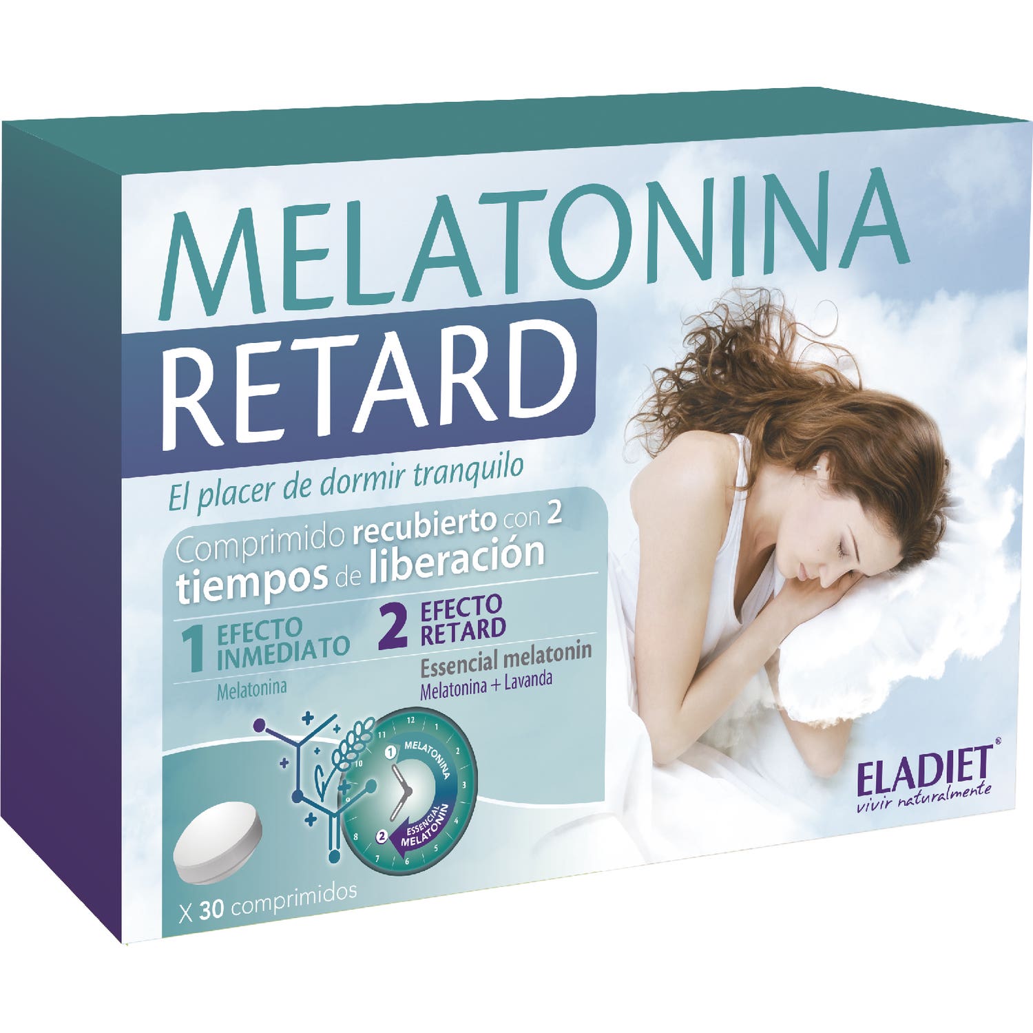 Eladiet Melatonina Retard 1.85mg 30comp