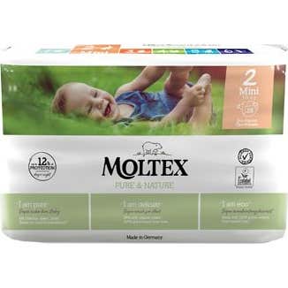 Moltex Pure & Nature Pañal Mini T 2 3-6 Kg 38 uds