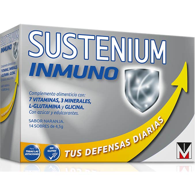 Menarini Naranja Sustenium Inmuno Sabor 14X4,5 Gr 14 Ct - Imagen 2