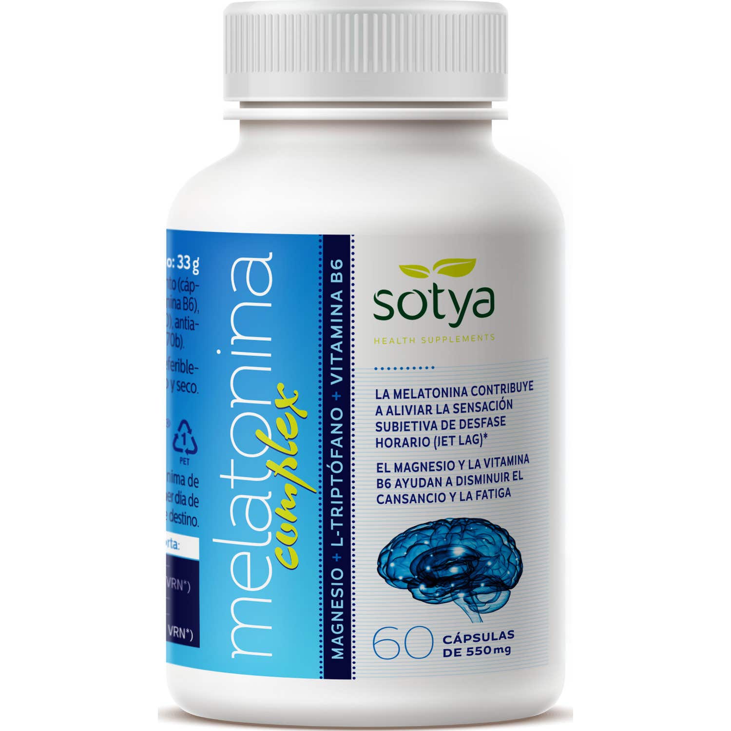 Sotya Melatonina Complex 550 Mg 60 Cápsulas