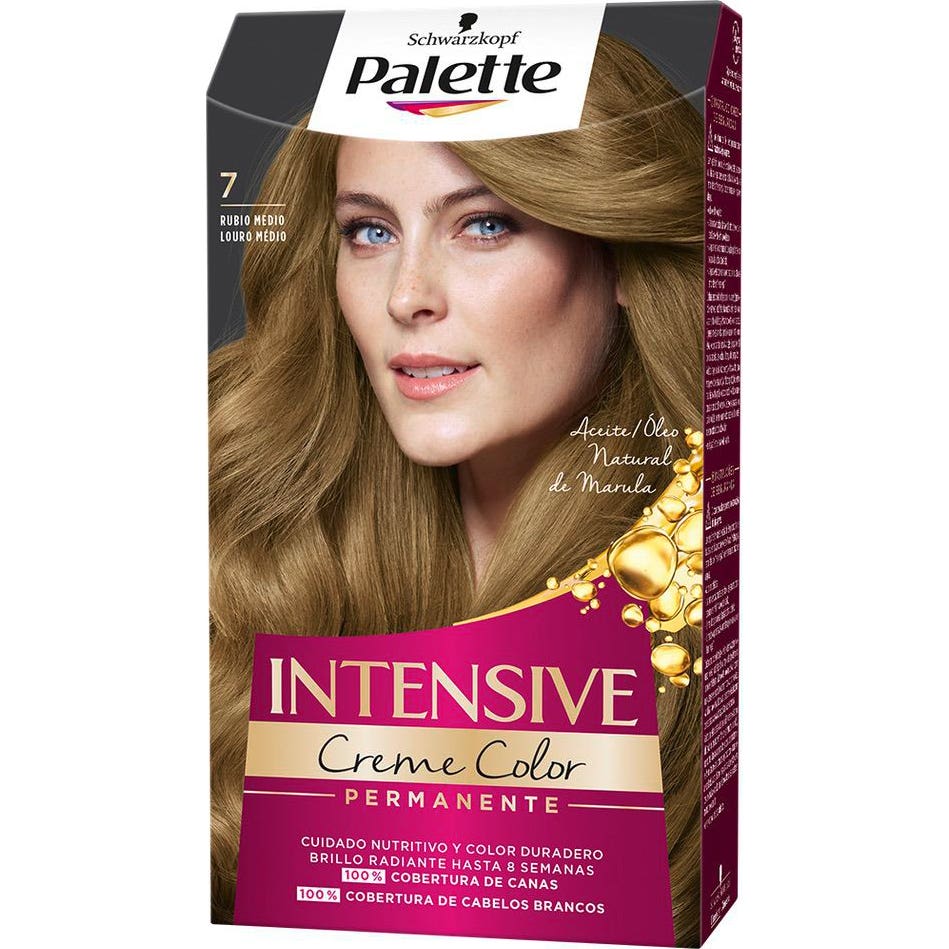 Schwarzkopf Palette Intensive Tinte 7 Rubio Medio 1 ud