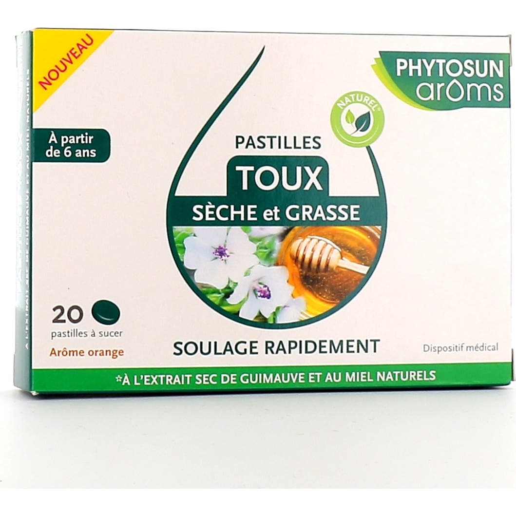 Phytosun Aroms Tos Seca y Grasa 20 Pastillas