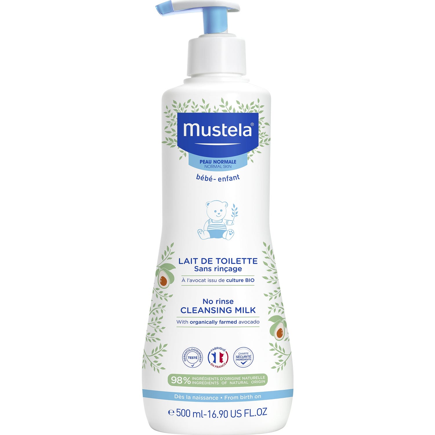 Mustela Loción sin Aclarado con Aguacate BIO 500 ml