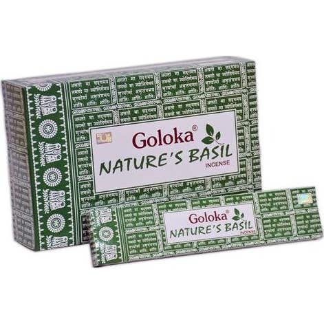 'Goloka Nature''s Incienso Albahaca 12x15 g'