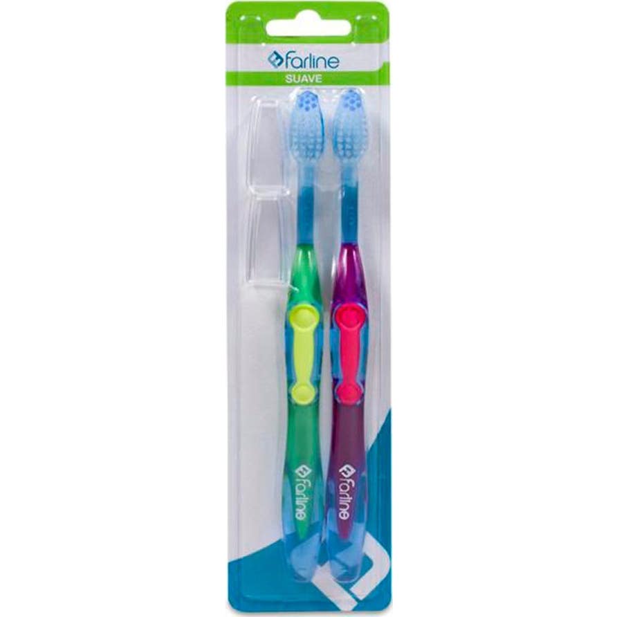 Farline Cepillo Suave 2uds