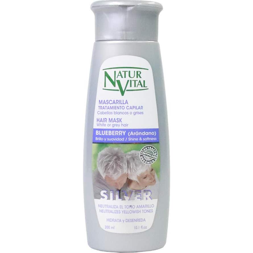NaturVital Mascarilla Silver White Orgay Hair 300ml
