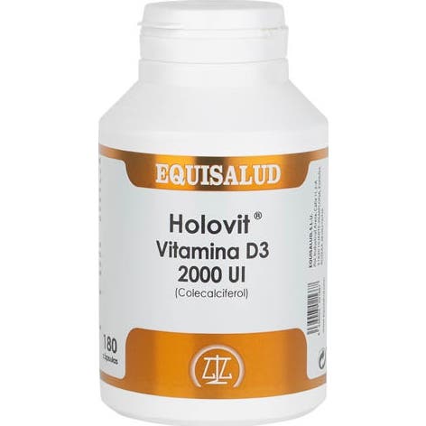 Equisalud 5 X Holovit Vitamina D3 2000 Ui (Colecalciferol) 180 Cápsulas - Imagen 2