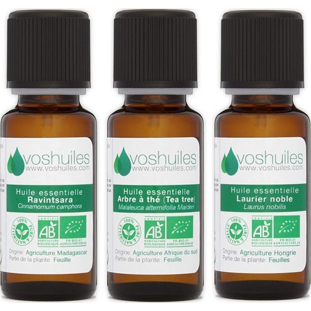 Voshuiles Mon Petit Kit Inhalación Invierno Aceite Esencial 3x10ml