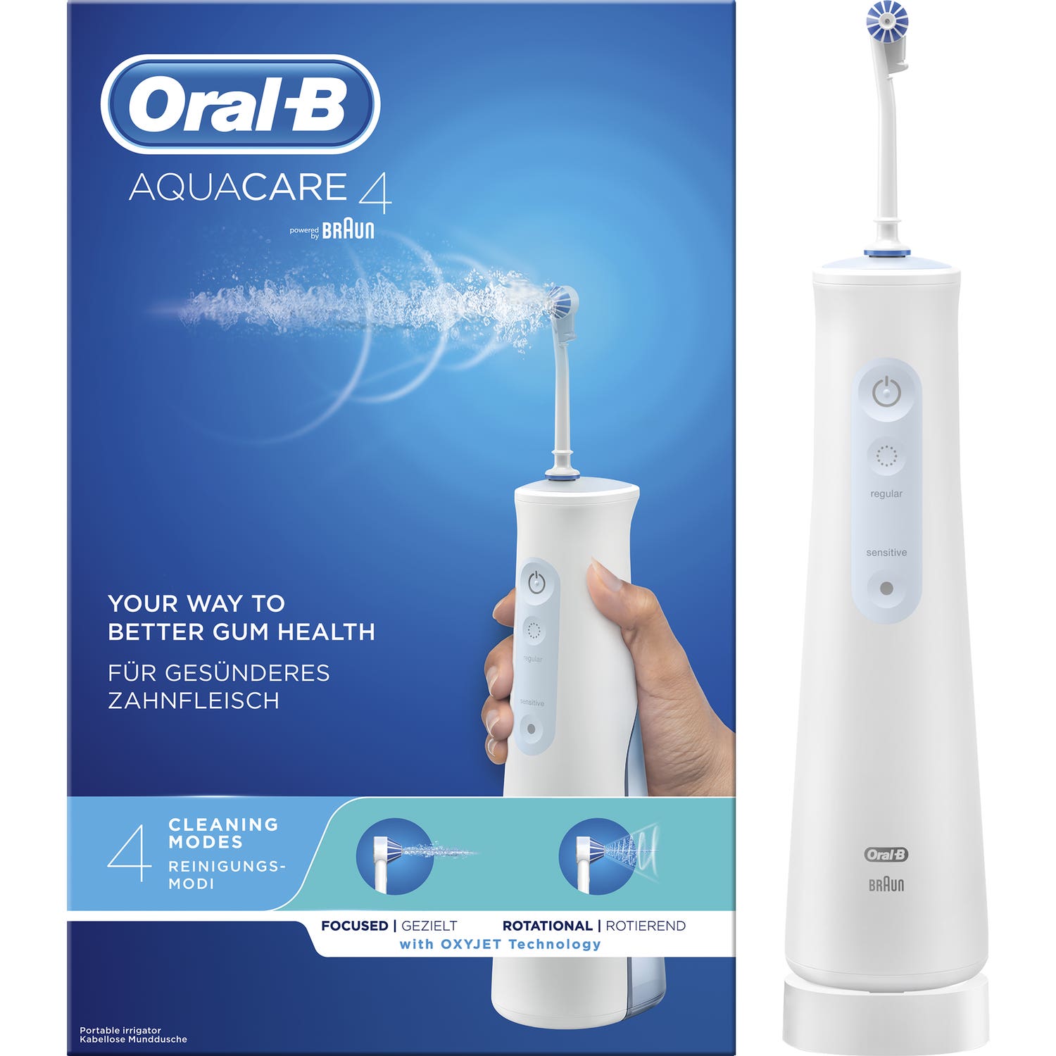 Oral B Hidropropulsor portátil Aquacare 4