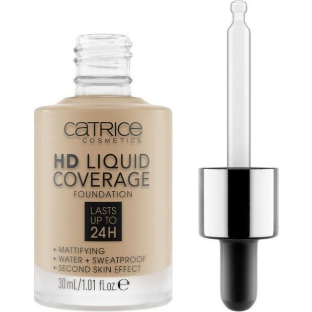 Catrice Hd Base de Maquillaje Cobertura Líquida Rosy Ash 050 30ml