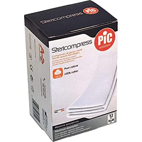 Gasa Esteril Algodon Hidrofilo Compresas Pic Stericompress 18 X