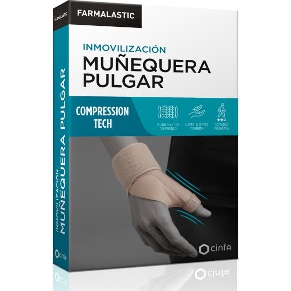 Artrose Farmalastic Wristband Thumb Tamanho M Esquerda
